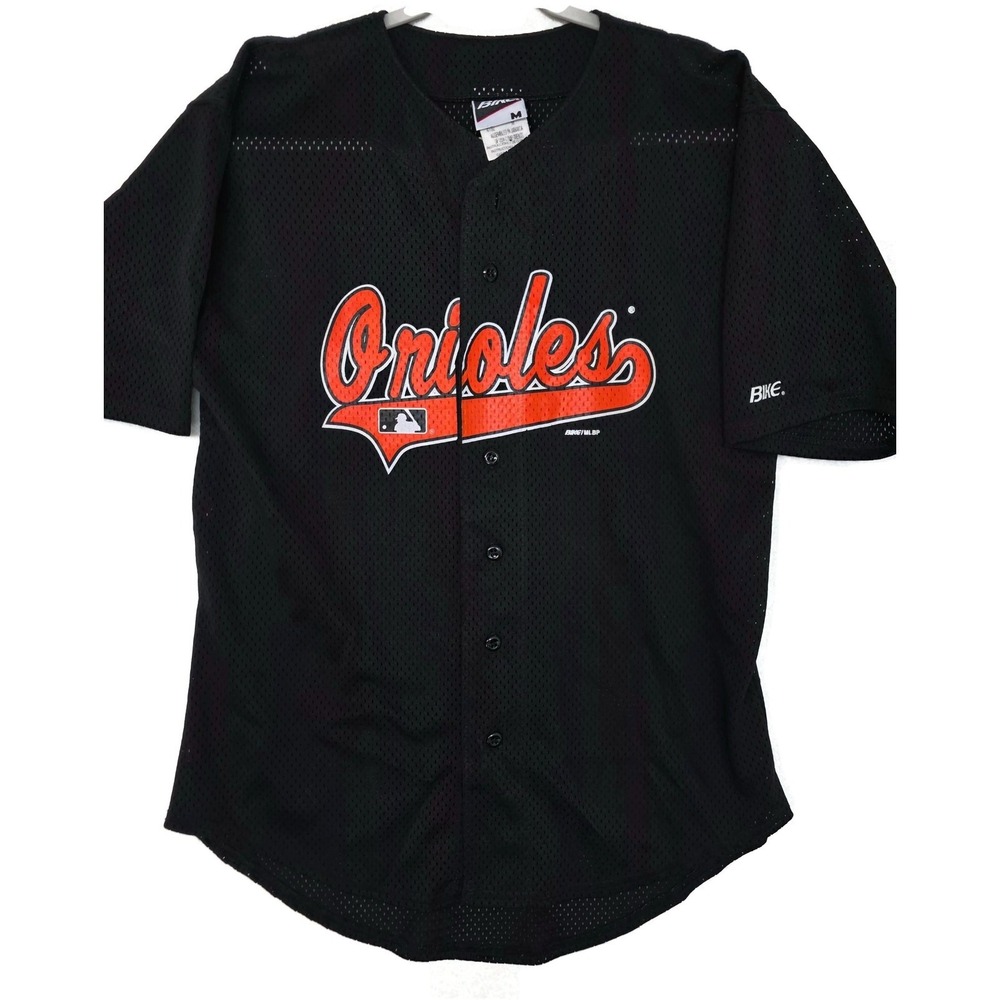 Baltimore‎ Orioles Jersey Mens Medium Black MLB Baseball Number 9 Mesh Bike